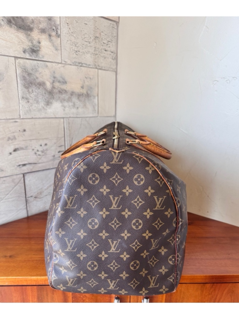 💛OVERSIZED💛LOUIS VUITTON KEEPALL 55 DUFFEL BAG - Picture 5 of 15
